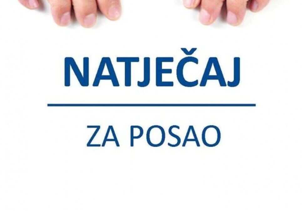 Natječaj za posao tehničara – laboranta