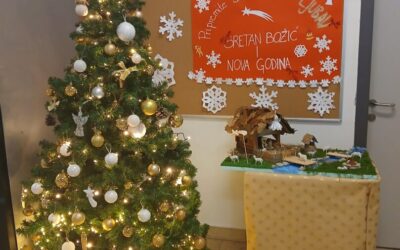 Kreativne božićne radionice u našoj školi