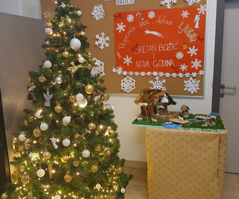 Kreativne božićne radionice u našoj školi