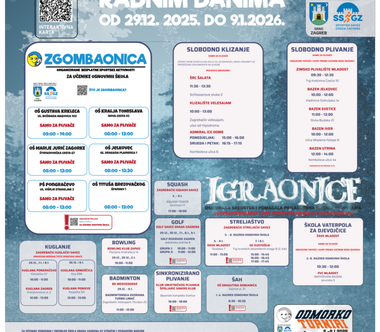 Program Odmorko – Zima – šk. god. 2025./2026.